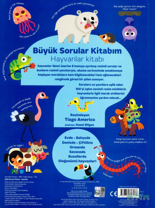 Büyük Sorular Kitabım - Hayvanlar – Bild 2