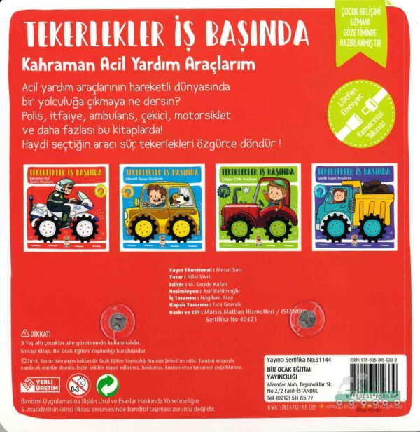 Tekerlekler İş Başında - Kahraman Acil Yardım Araçlarım – Bild 3