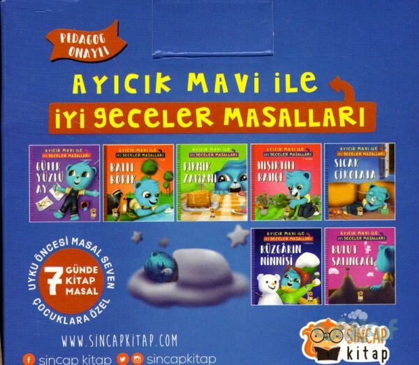 Ayıcık Mavi Ile Iyi Geceler Masalları Seti (7 Kitap) – Bild 2