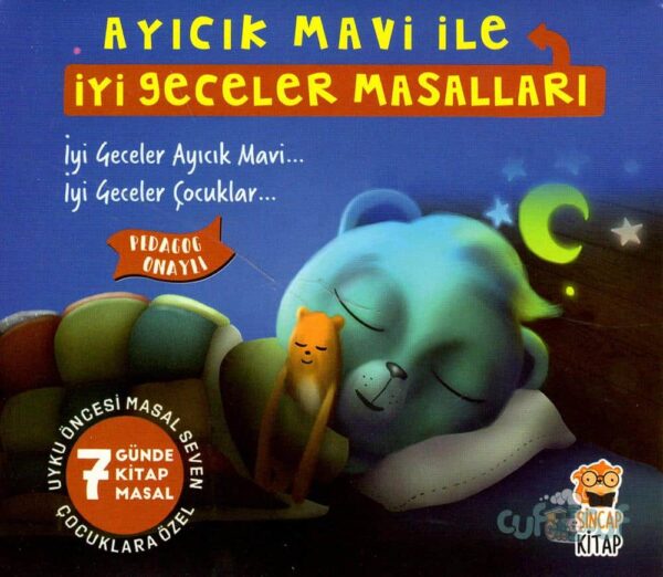 Ayıcık Mavi Ile Iyi Geceler Masalları Seti (7 Kitap)