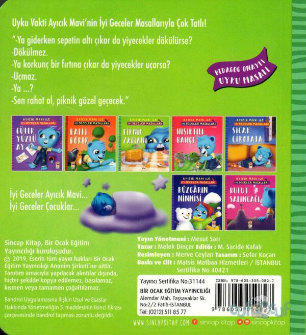 Ayıcık Mavi Ile Iyi Geceler Masalları Seti (7 Kitap) – Bild 12