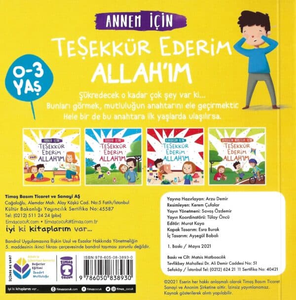 Teşekkür Ederim Allah'ım Set - 4 Kitap – Bild 5