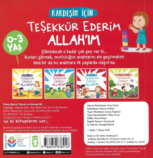 Teşekkür Ederim Allah'ım Set - 4 Kitap – Bild 7