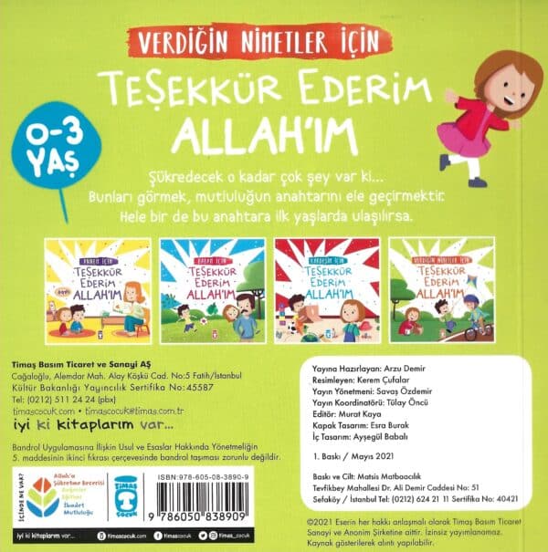 Teşekkür Ederim Allah'ım Set - 4 Kitap – Bild 9