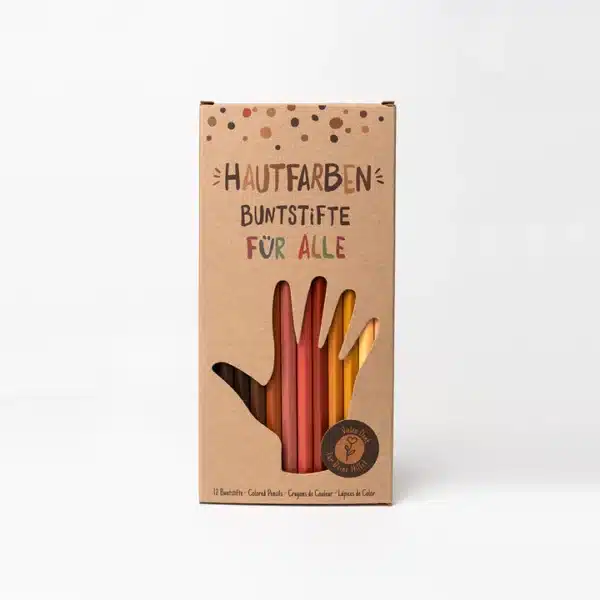 12 Hautfarben - Buntstifte