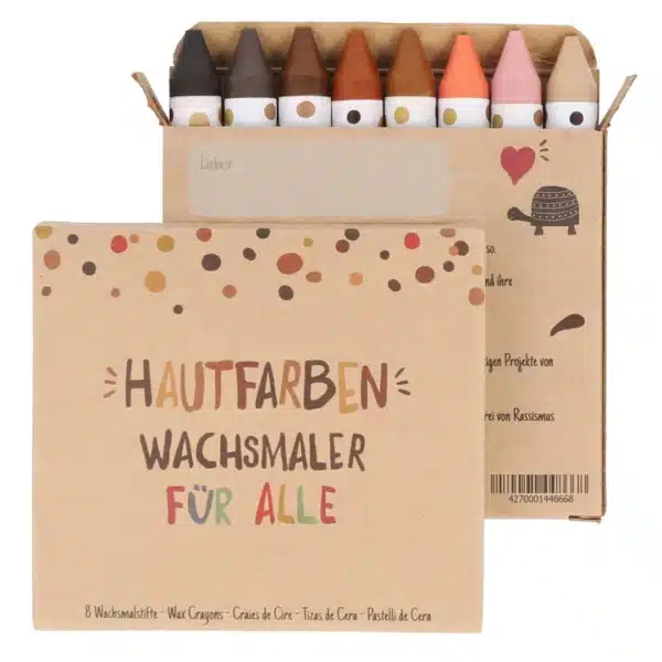 8 Hautfarben - Wachsmaler – Bild 7