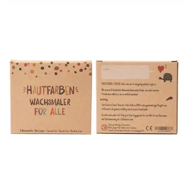 8 Hautfarben - Wachsmaler – Bild 3