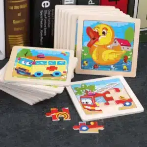 Kinder Holz Montessori Pädagogisches Puzzle Spiel